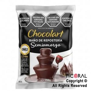 CHOCOLATE CHOCOLART PARA CASCADA SEMIAMARGO x 500 GR